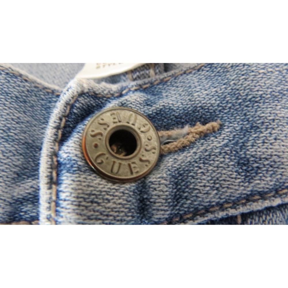 VTG Guess Jeans Mens 31 Light Wash Straight Leg Cotton Denim Classic USA Y2K 90s - Picture 6 of 12